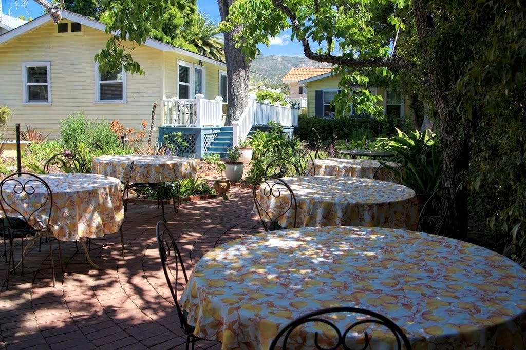 Secret Garden Inn & Cottages patio
