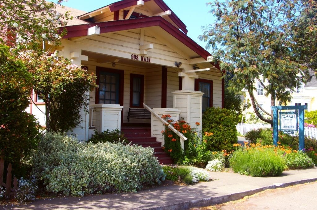 Raku House is across the street from the Alegria