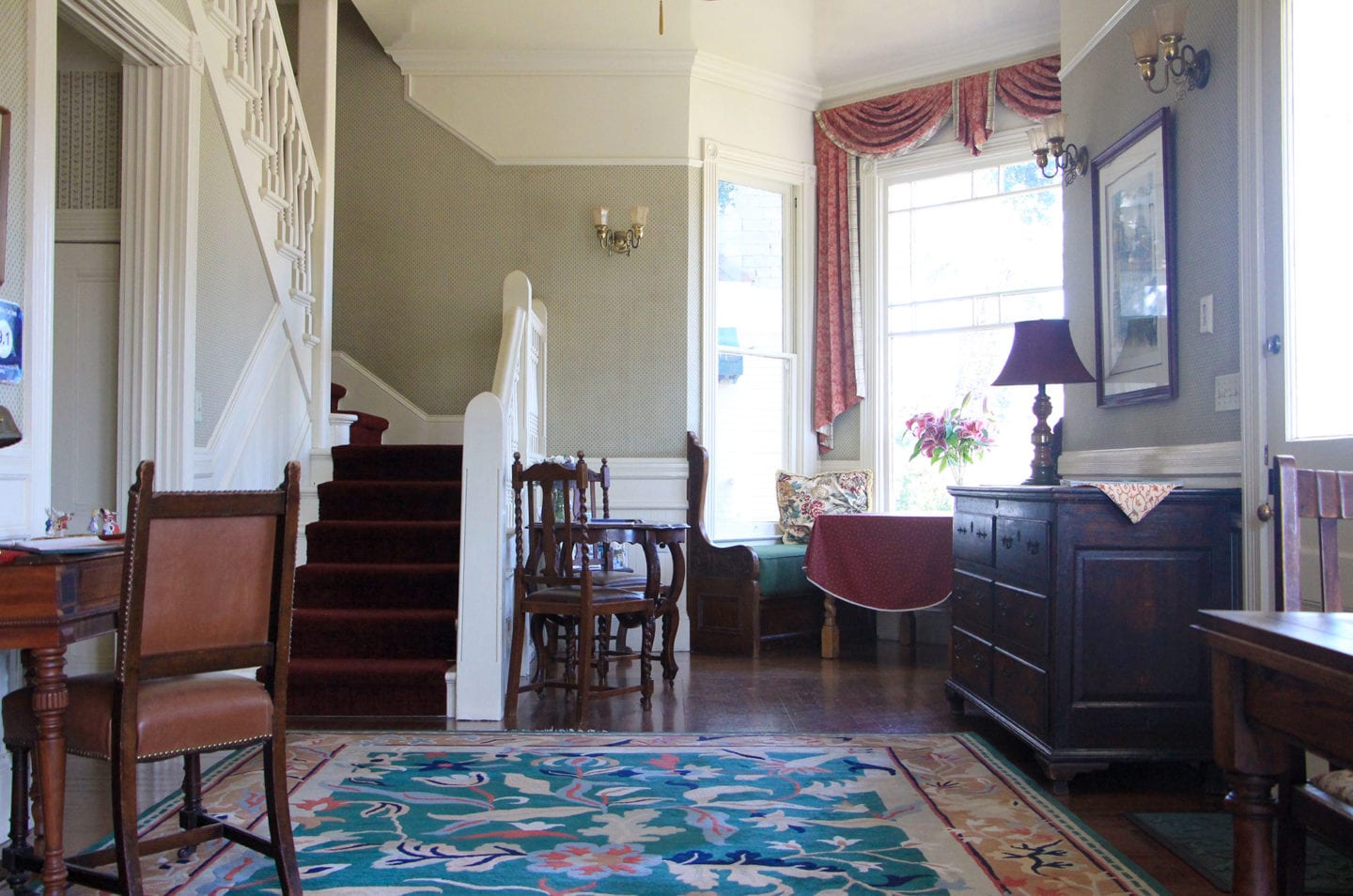 Lobby at The Cheshire Cat Inn