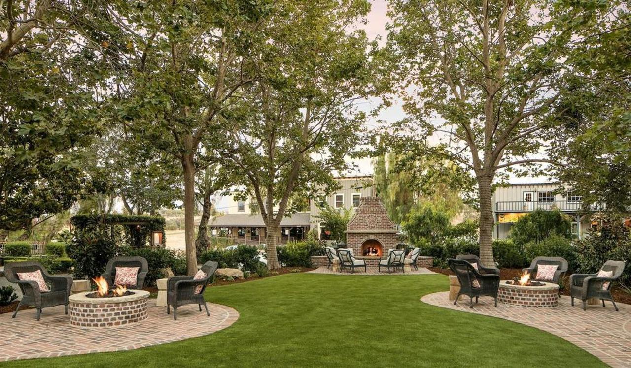 Outdoor firepits at Santa Ynez Inn
