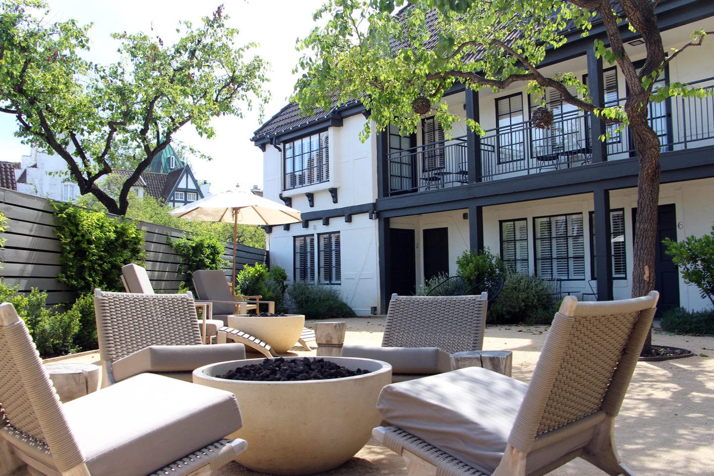 Garden lounge at The Landsby