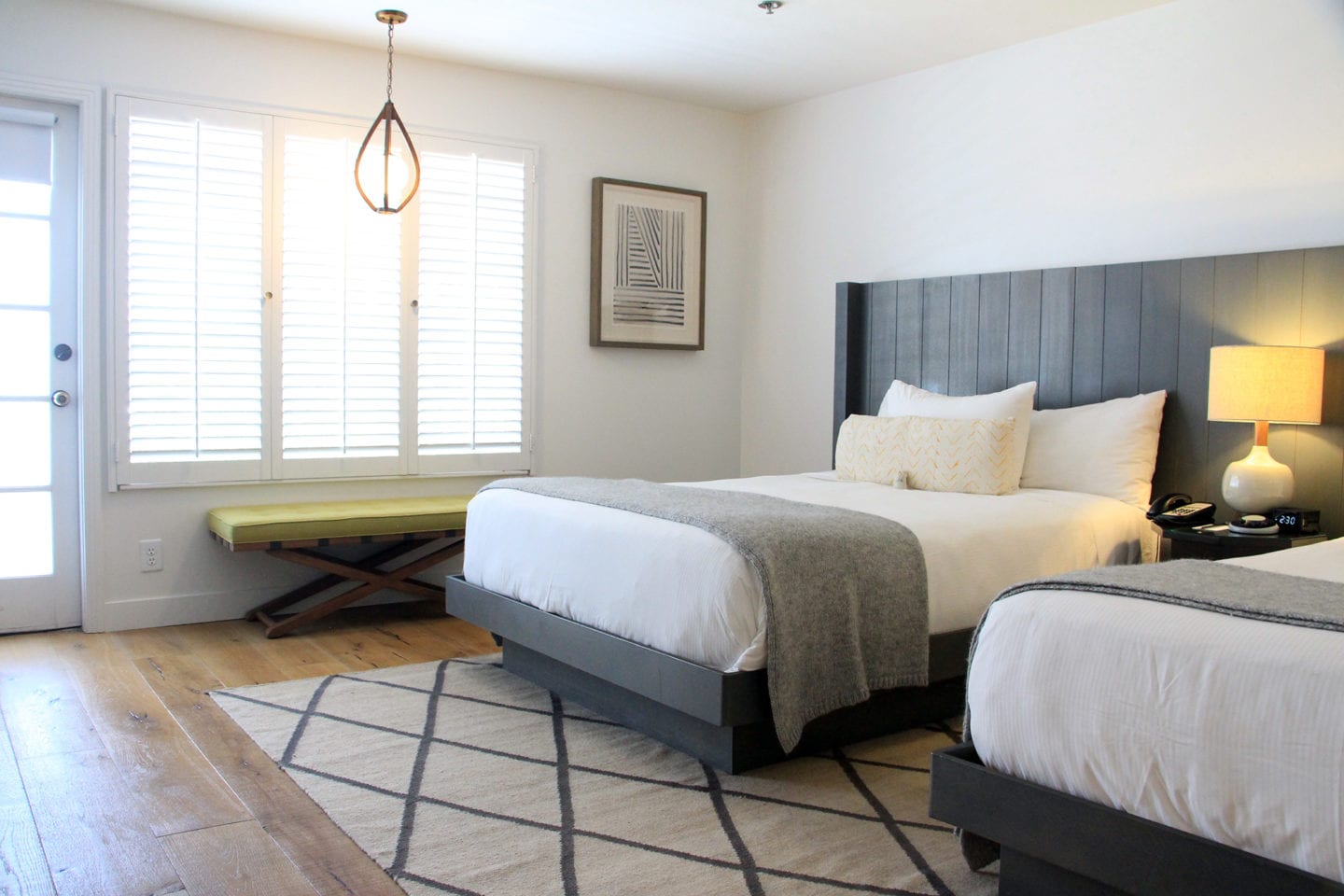 Premium Patio room with two queens at The Landsby