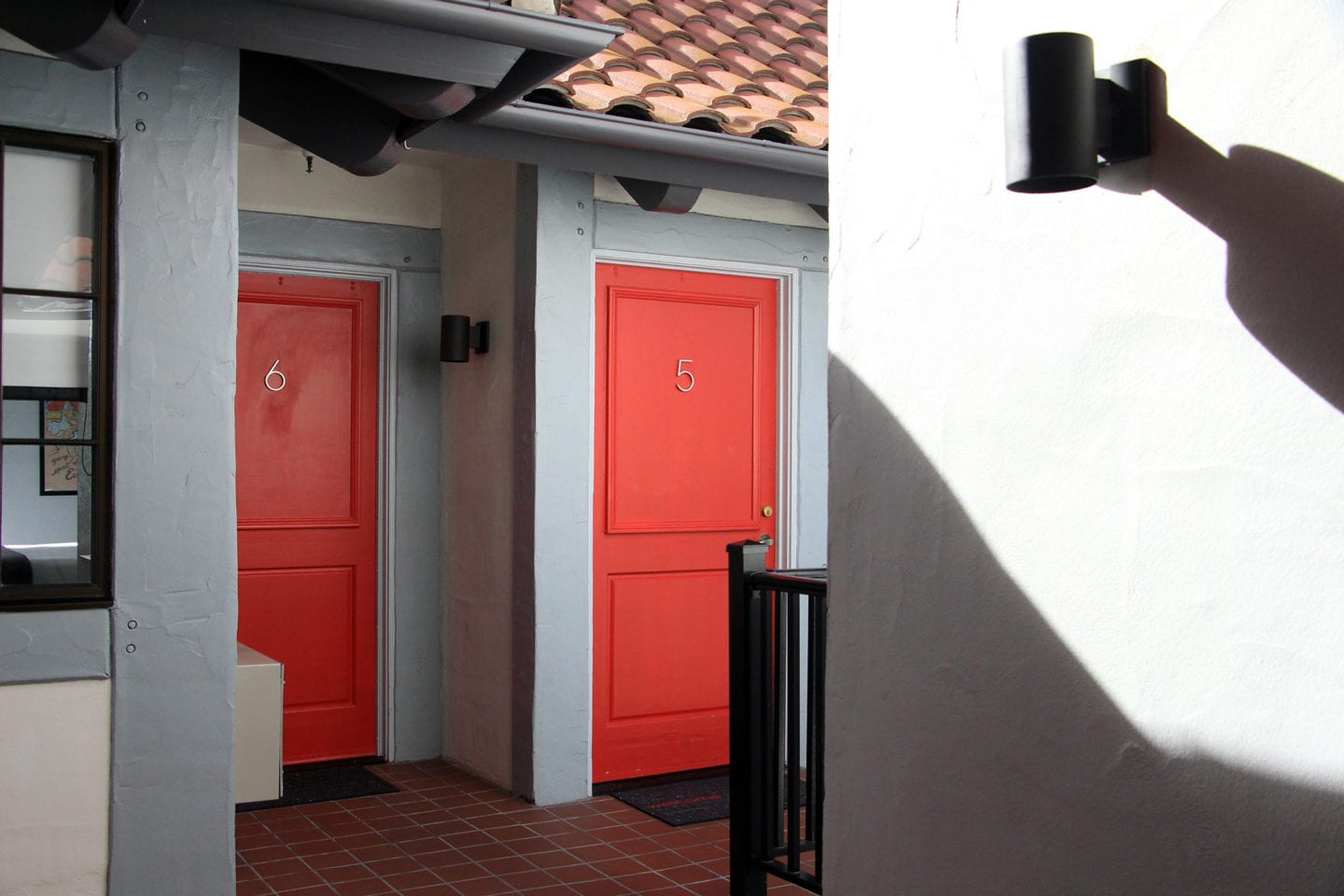 Second floor landing at the Atterdag Inn