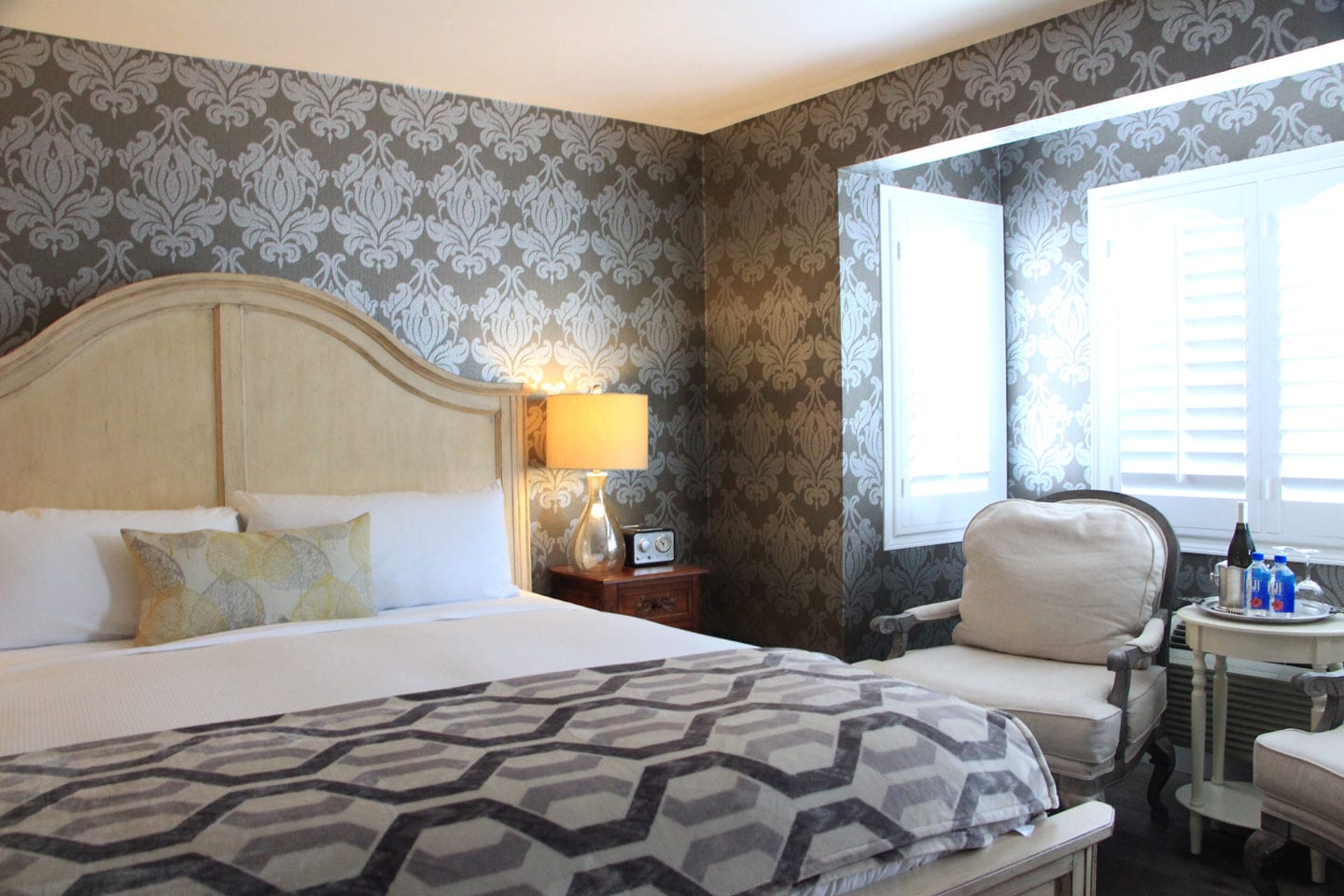 Guest room 8 at the Mirabelle Inn